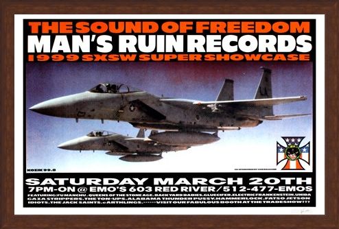 Framed Framed Man's Ruin Records 1999 SXSW Showcase - Frank Kozik