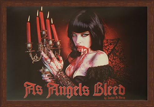 Framed Framed As Angels Bleed - Avelina De Mory