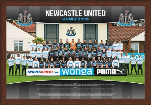 Framed Framed Team Photo - Newcastle United Football Club 2014/15