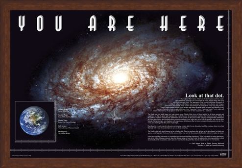 Framed Framed You Are Here - Look At That Dot