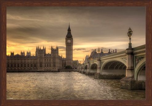 Framed Framed Big Ben - A Watchful Eye Over London