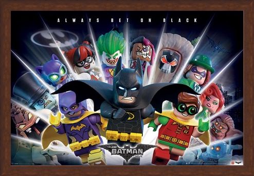 Framed Framed Always Bet on Black - The Lego Batman Movie