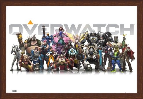 Framed Framed They're All Here - Overwatch