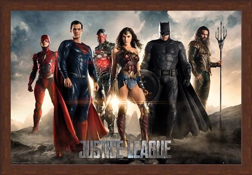 Framed Framed Character Line-Up - Justice League