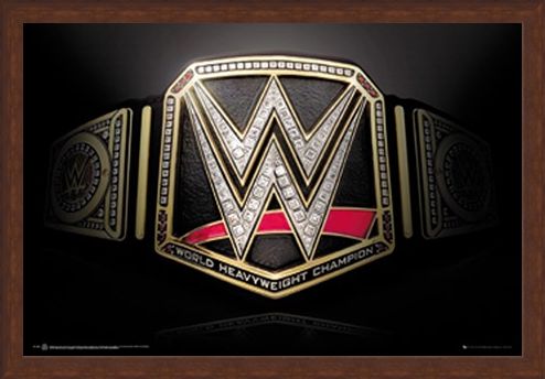 Framed Framed Title Belt - WWE