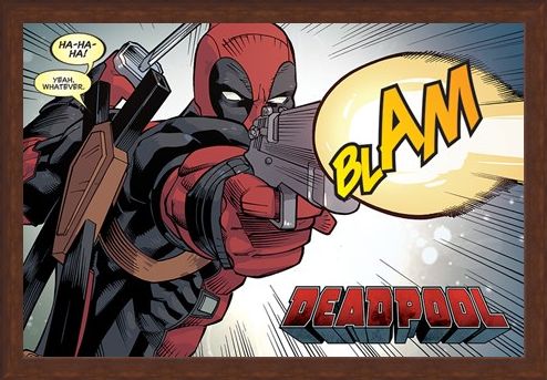 Framed Framed Blam - Deadpool