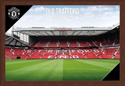 Framed Framed Old Trafford 17-18 - Manchester United