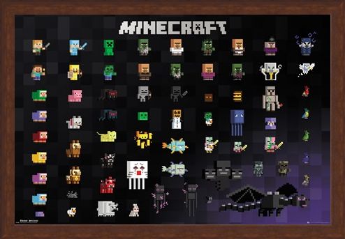 Framed Framed Pixel Sprites - Minecraft