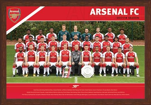 Framed Framed Arsenal FC - (Team 17/18)