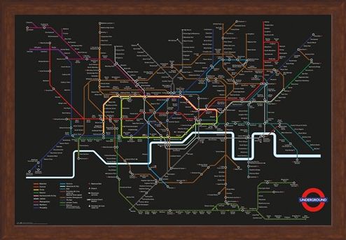 Framed Framed Transport For London - Rainbow Network