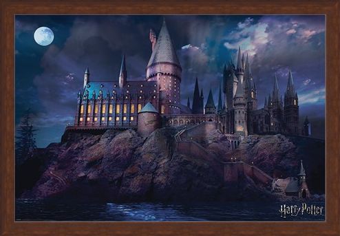 Framed Framed Hogwarts - Harry Potter