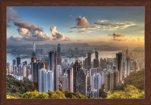 Framed Framed Victoria Peak - Hong Kong
