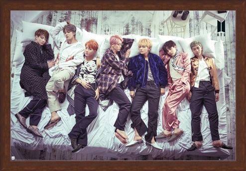 Framed Framed Group Bed - BTS K-Pop