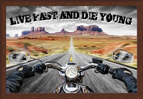 Framed Framed Live Fast and Die Young - Open Road