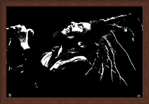 Framed Framed King of Dreads - Bob Marley