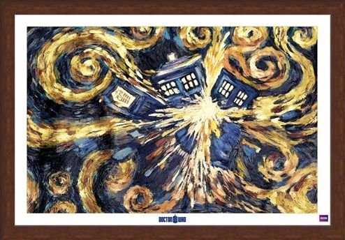 Framed Framed Exploding Tardis - Doctor Who