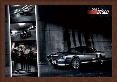 Framed Framed Shelby GT500 - Ford Mustang