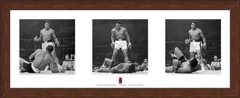 Framed Framed Muhammad Ali Triptych - Muhammad Ali