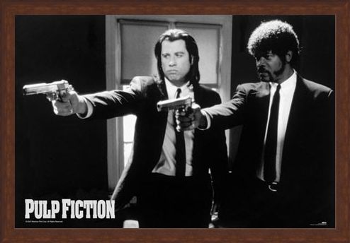 Framed Framed Vincent Vega and Jules Winnfield - Pulp Fiction