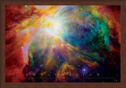 Framed Framed Imagination - Albert Einstein