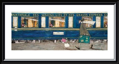 Framed Framed Orient Express Ooh La La - Sam Toft