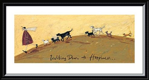 Framed Framed Walking Down To Happiness - Sam Toft