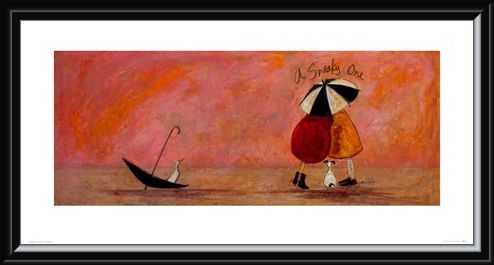 Framed Framed A Sneaky One Art - Sam Toft