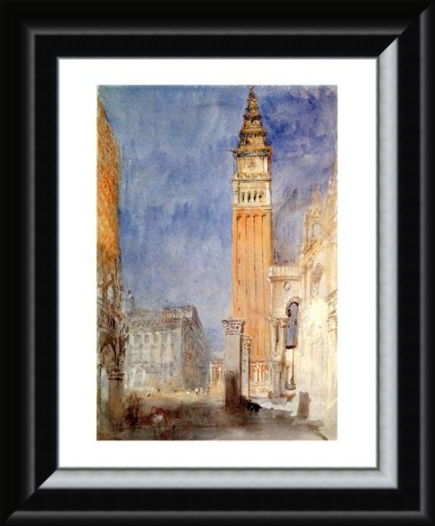 Framed Framed Piazzetta Di S. Marco - William Turner