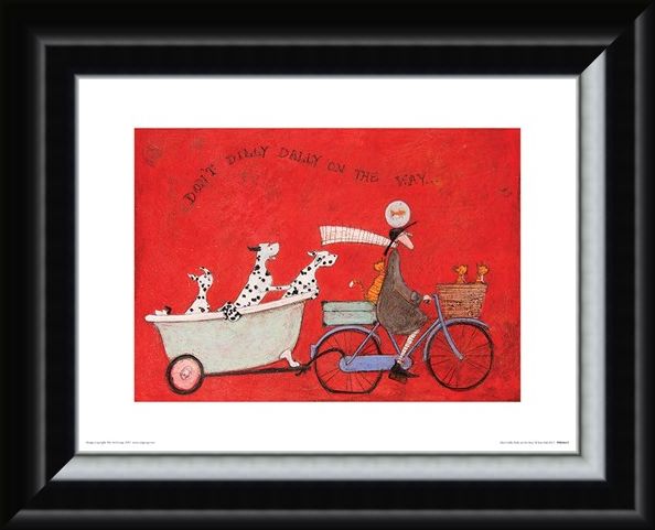 Framed Framed Don't Dilly Dally on the Way - Sam Toft