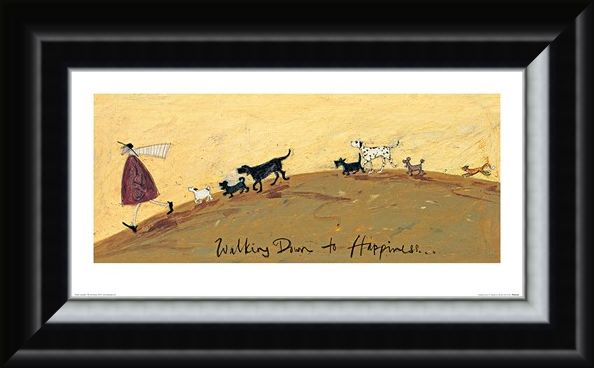 Framed Framed Walking Down To Happiness - Sam Toft