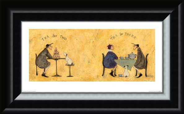Framed Framed Tea for Two, Tea for Three - Sam Toft
