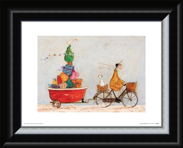 Framed Framed A Tubful of Good Cheer - Sam Toft