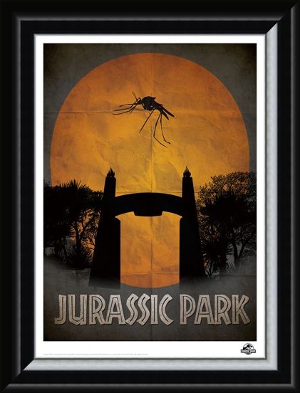 Framed Framed The Grand Gates - Jurassic Park
