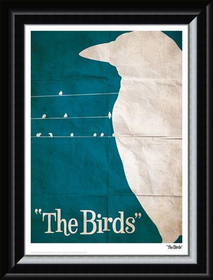 Framed Framed The Birds - Alfred Hitchcock