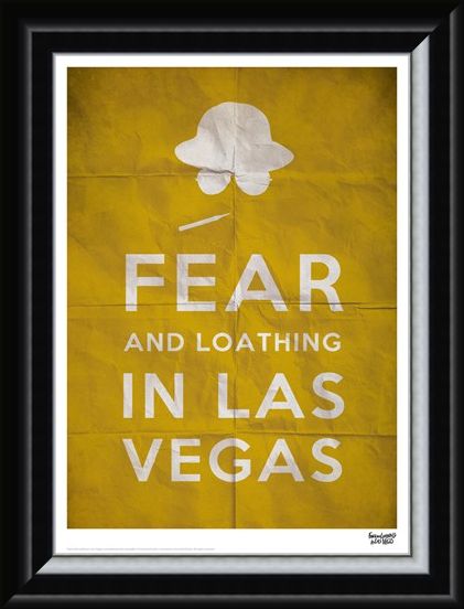 Framed Framed Fear And Loathing In Las Vegas - Text