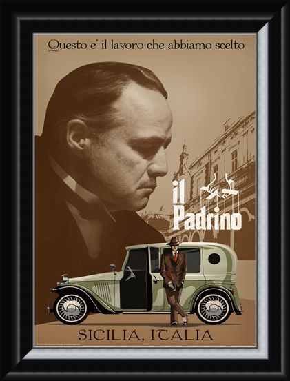 Framed Framed Sicilia - Godfather