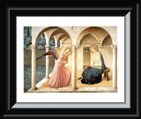 Framed Framed Annunciazione - Beato Angelico