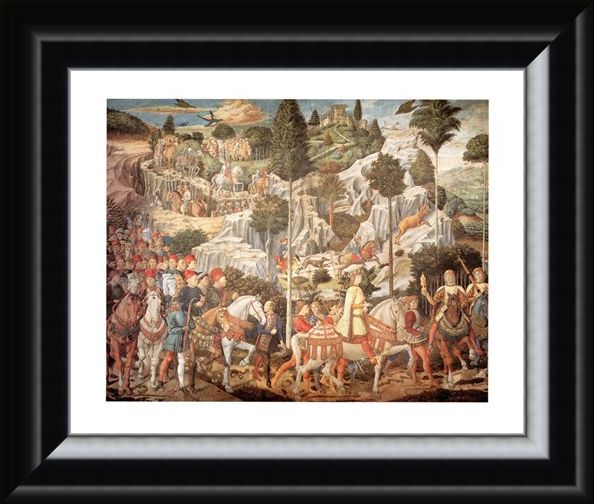 Framed Framed Corteo Dei Re Magi - Benozzo Gozzoli