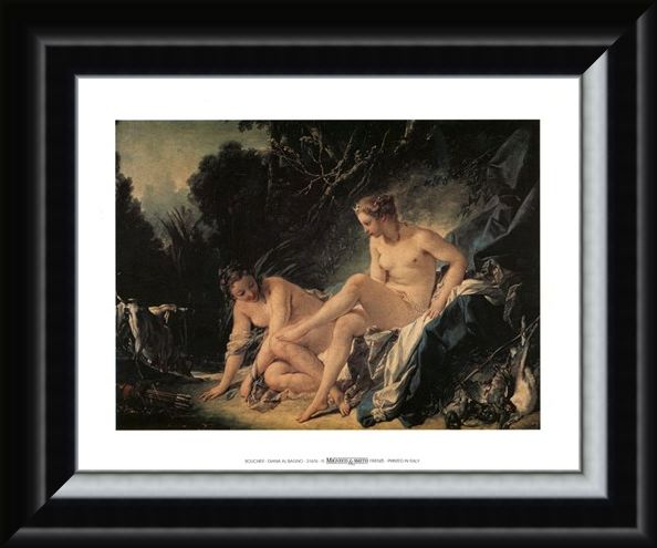 Framed Framed Diana Al Bagno - Francois Boucher