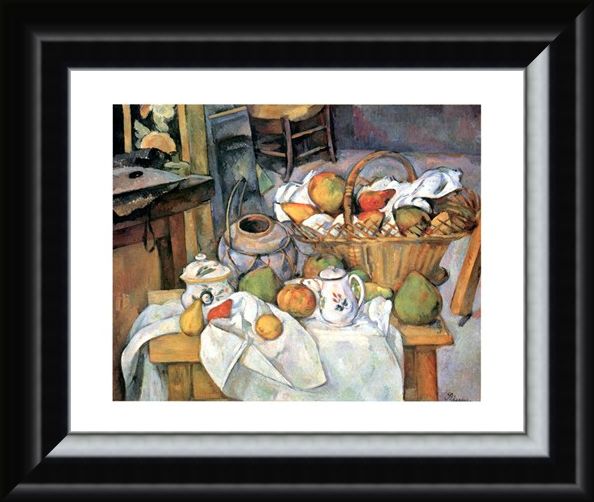 Framed Framed Natura Morta - Paul Cezanne