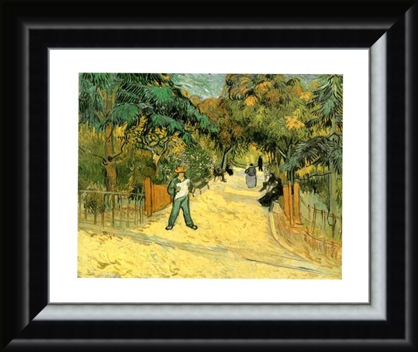 Framed Framed Giardini Pubblici - Vincent Van Gogh