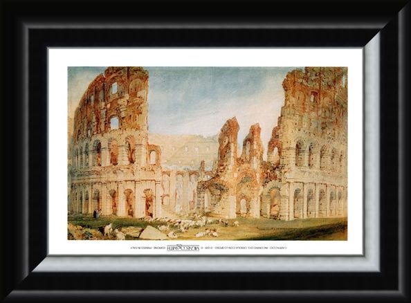 Framed Framed Il Colosseo - Joseph Mallord William Turner