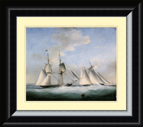 Framed Framed The Ship 'Water Witch' - High Seas Beauty