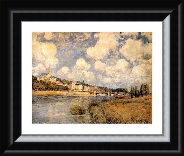 Framed Framed Sainte Cloud - Alfred Sisley