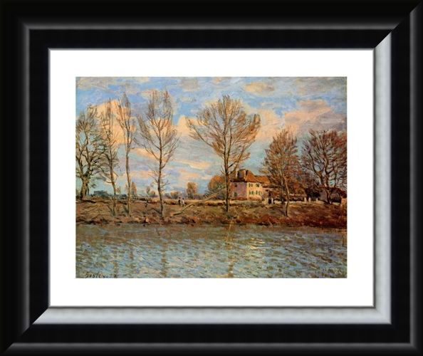 Framed Framed L'Ile De La Grand Jatte - Alfred Sisley