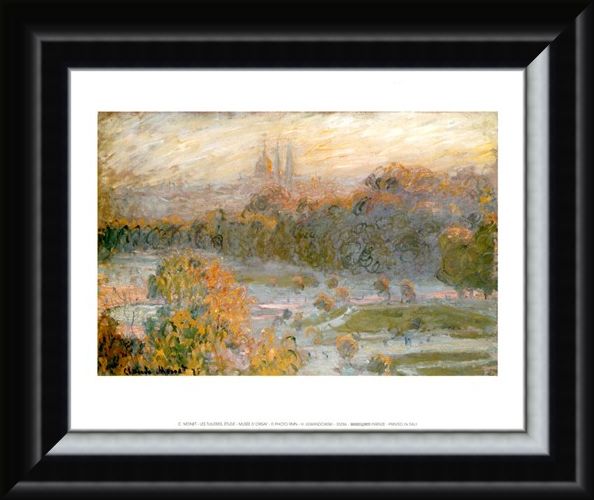 Framed Framed Les Tuileries, Etude - Claude Monet