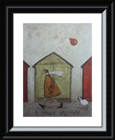 Framed Framed A Moody Balloon - Sam Toft