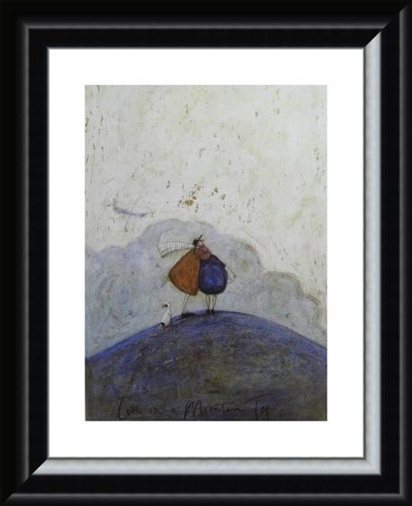 Framed Framed Love on a Mountain Top - Sam Toft