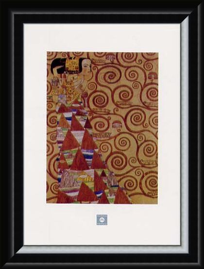 Framed Framed Stoclet Frieze, Expectation, 1905-09 - Gustav Klimt