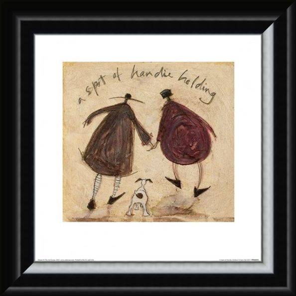 Framed Framed A Spot of Handie Holding - Sam Toft